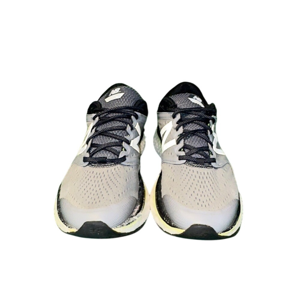 New Balance Fresh Foam 1080v8 Mens Running Shoe Grey Black Neon M1080by8 Size 10 - Picture 2 of 6